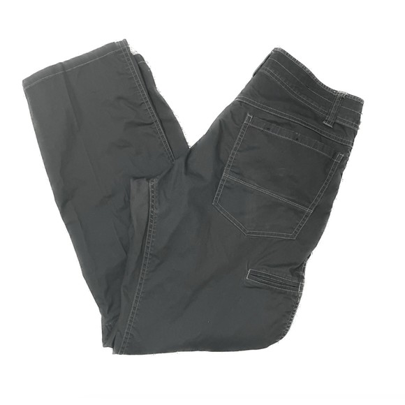 Kuhl Pants Kuhl Slackr Flat Front Work Pants Dark Grey Mens 32x3